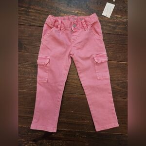 Pink Kids Cargo Pants